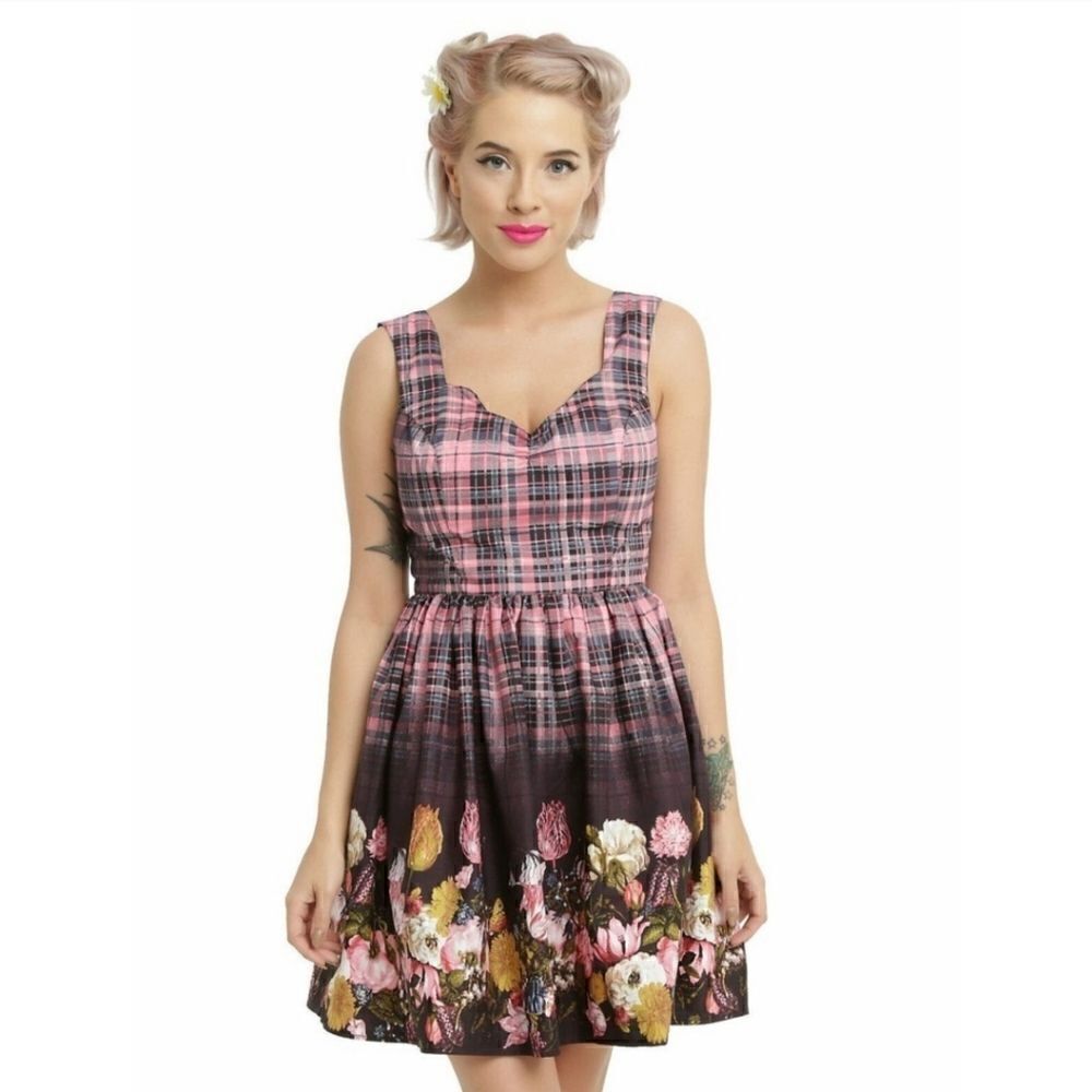Hell Bunny Floral Columbia Mini Dress